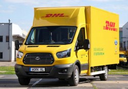 dhl ford unveil jointly electric delivery van