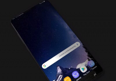 samsung galaxy s9 concept iphone x- top notch