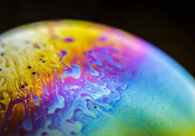 reality distortion field apple culture iphone x bubble distortion colors wild