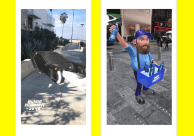 snapchat world lenses advertising augmented reality