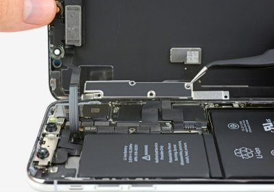 iphone l-shaped ifixit teardown iphone x