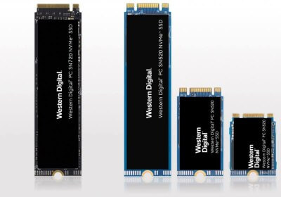 western digital nvme ssds iot fast data storage ssd pcie ssd nvme m.2 sn720 sn520