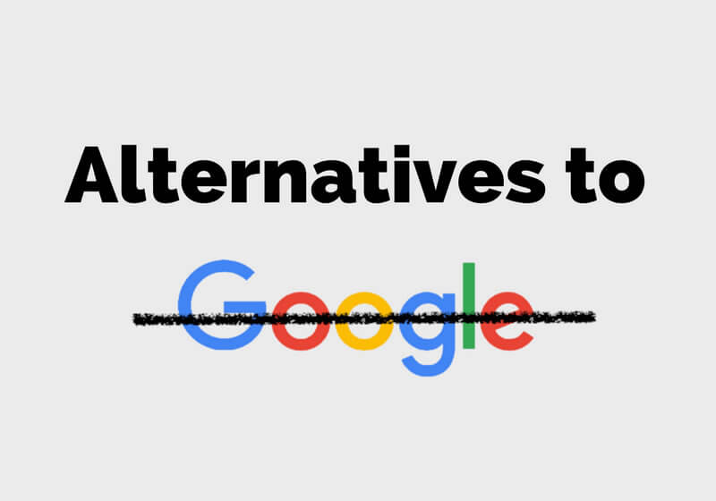 The complete list of alternatives to all Google products