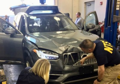 police uber hulu autonomous vehicle