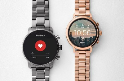 fossil gps nfc smartwatch nfc gps heart rate monitor