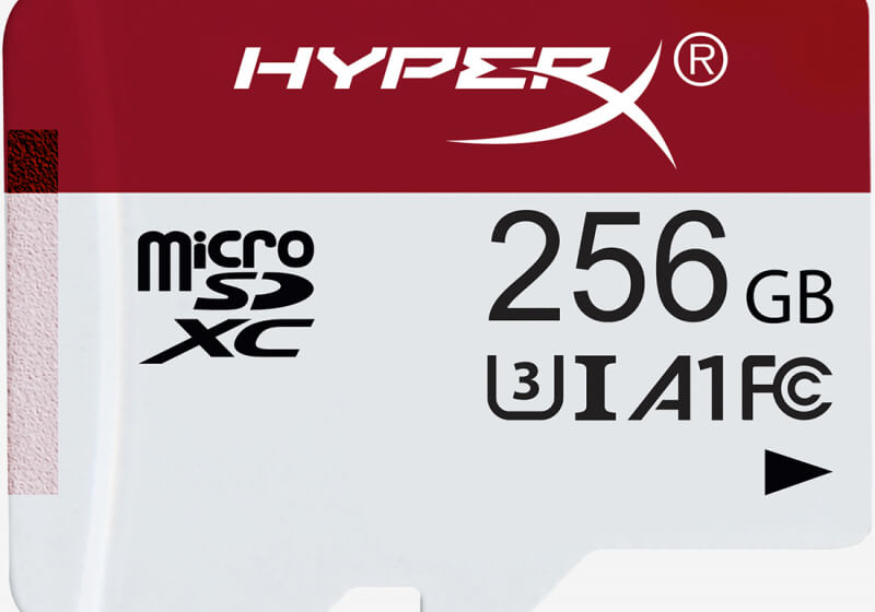 HyperX launches microSD card line targeting gamers