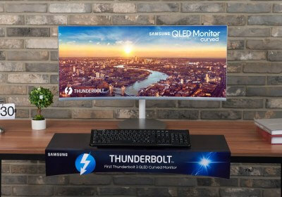 samsung thunderbolt qled displays thunderbolt 3 curved monitor usb-c