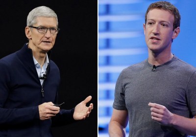 ceos facebook mark zuckerberg tim cook
