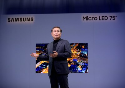 samsung unveils future displays groundbreaking modular micro led technology ces samsung micro led ces 2019