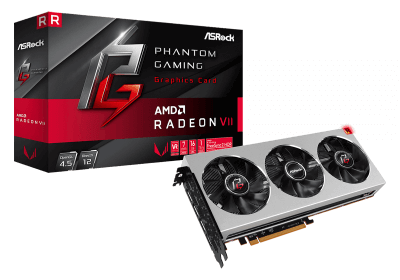 asrock phantom gaming amd radeon vii amd gpu graphics card radeon vii