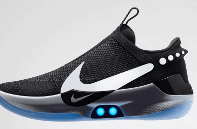 android nike back to the future updates self-lacing shoes brick