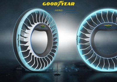 goodyear aero tires flying cars autonomous vehicle with video