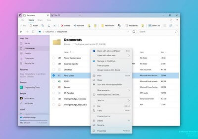 microsoft fluent design windows file explorer