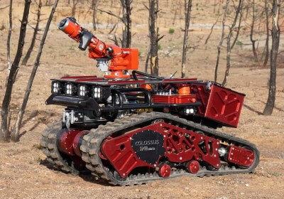 colossal achievement -ton firefighting robot helps save notre dame with video