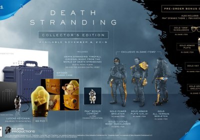 death stranding collector edition playstation 4 collectors edition hideo kojima with video