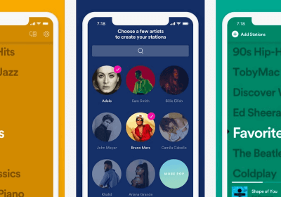 spotify lean- listening app stations launches music streaming