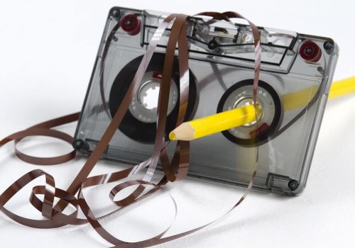 audio old school audio cassette