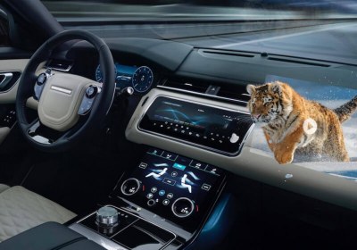 jaguar land rover 3d heads-up display