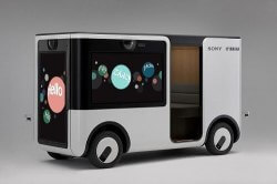 sony yamaha motors mobility sociable cart sc-1