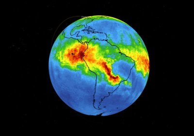 nasa amazon forest brazil fire carbon monoxide