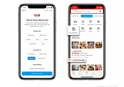 yelp ios with video