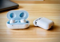 apple airpods audio samsung galaxy buds wireless earphones