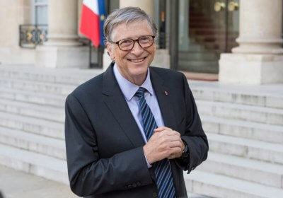 bill gates with video