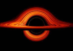 nasa black hole illustration space