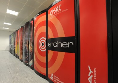 million threads amd-powered archer supercomputer epyc rome cpus amd cray