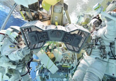 nasa international space station robot stowage unit