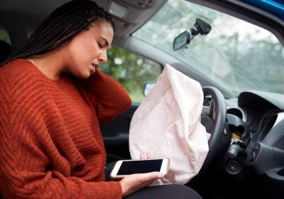 phone-related medical injury with video