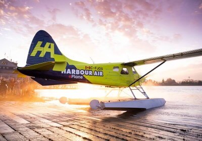 harbour air flight aviation electric motor electric planes with video