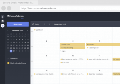 protoncalendar calendar