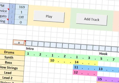 microsoft excel music excel spreadsheet