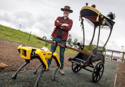 adam savage boston dynamics with video
