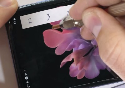 galaxy flip ultra thin glass with video