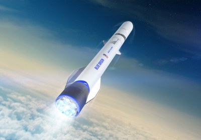 blue origin glenn space with video