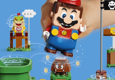 lego making super mario themed playsets nintendo super mario with video