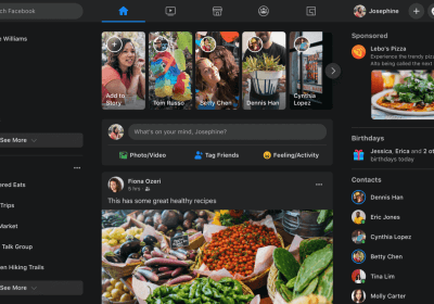facebook desktop pc dark mode