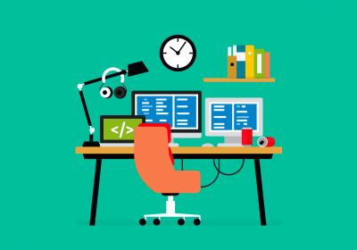 learn coding desk developer workstation