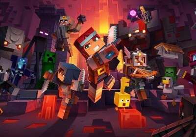minecraft dungeons with video