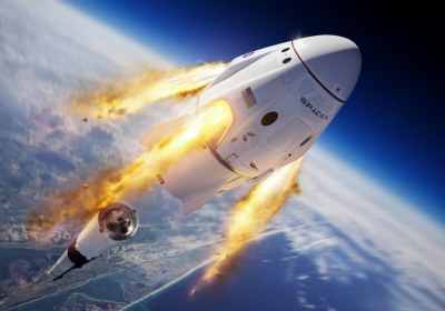 spacex crew dragon space international space station rocket with video