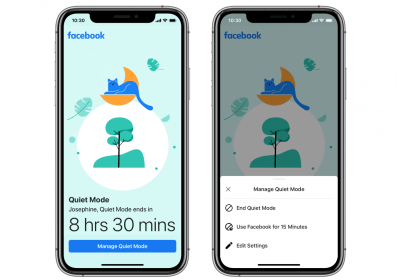facebook quiet mode notifications digital wellness