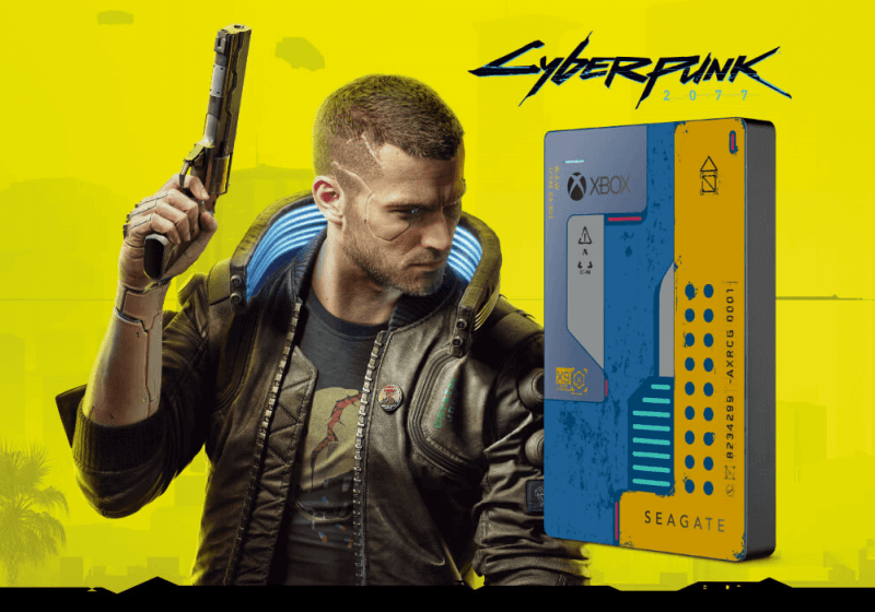 Seagate reveals limited edition Cyberpunk 2077-themed Xbox Game Drive
