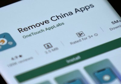 remove china apps china india