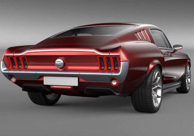 electric mustang built tesla model platform