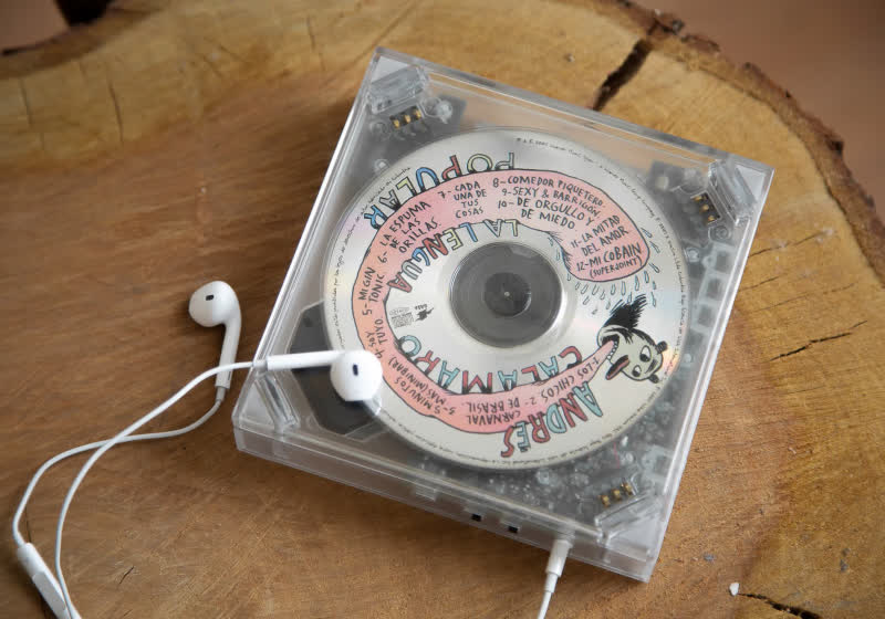 BEAMS RECORDS Clear Portable CD Player 日本BEAMS RECORDS CD Player