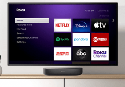 roku streambar dolby audio set-top box soundbar with video