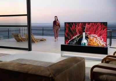 oled south korea lg tv rollable with video