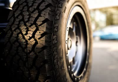 car tire treads rubber